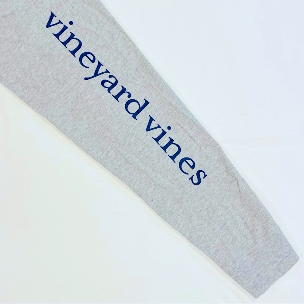 Vineyard Vines Long Sleeve Tee Mens Medium Christmas Whale Pocket T-Shirt Cotton - Picture 4 of 6